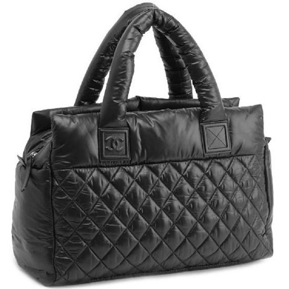 Replica Cheap Chanel Coco Cocoon Tote Bags A48620 Black On Sale